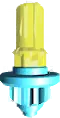 Spike (S) — Jaune/Cyan — BXC-20
