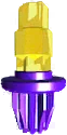 Gear Flat (GF) — Jaune/Violet — BXG-56