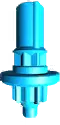 Wedge (W) — Bleu/Cyan — UX-18