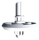 Disk Ball (DB) — Blanc/Argent — CX-10