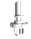 High Needle (HN) — Blanc/Argent — CX-11