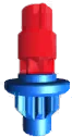 Flat (F) — Bleu/Rouge — BXH-01