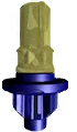 Bound Spike (BS) — Jaune/Bleu — BXG-42
