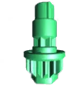 Hexa (H) — Vert/Cyan — UX-12