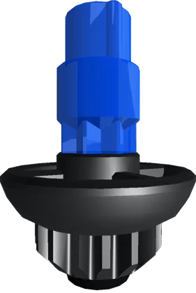 Rubber Accel (RA) — Noir/Bleu — BXG-12
